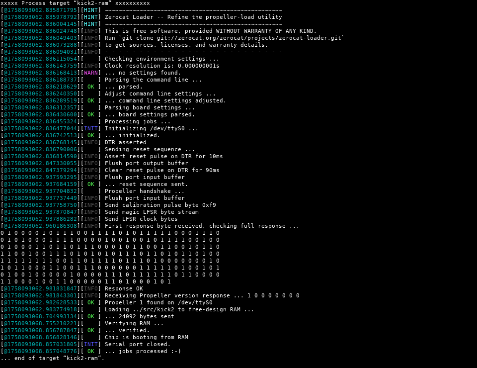 screenshot of zerocat loader protocol